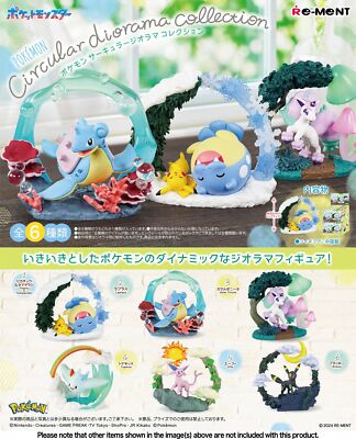 Re-ment Pokémon Circular Diorama Collection