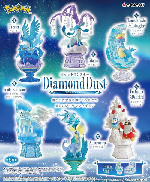 Re-ment Pokémon Diamond Dust figure collection