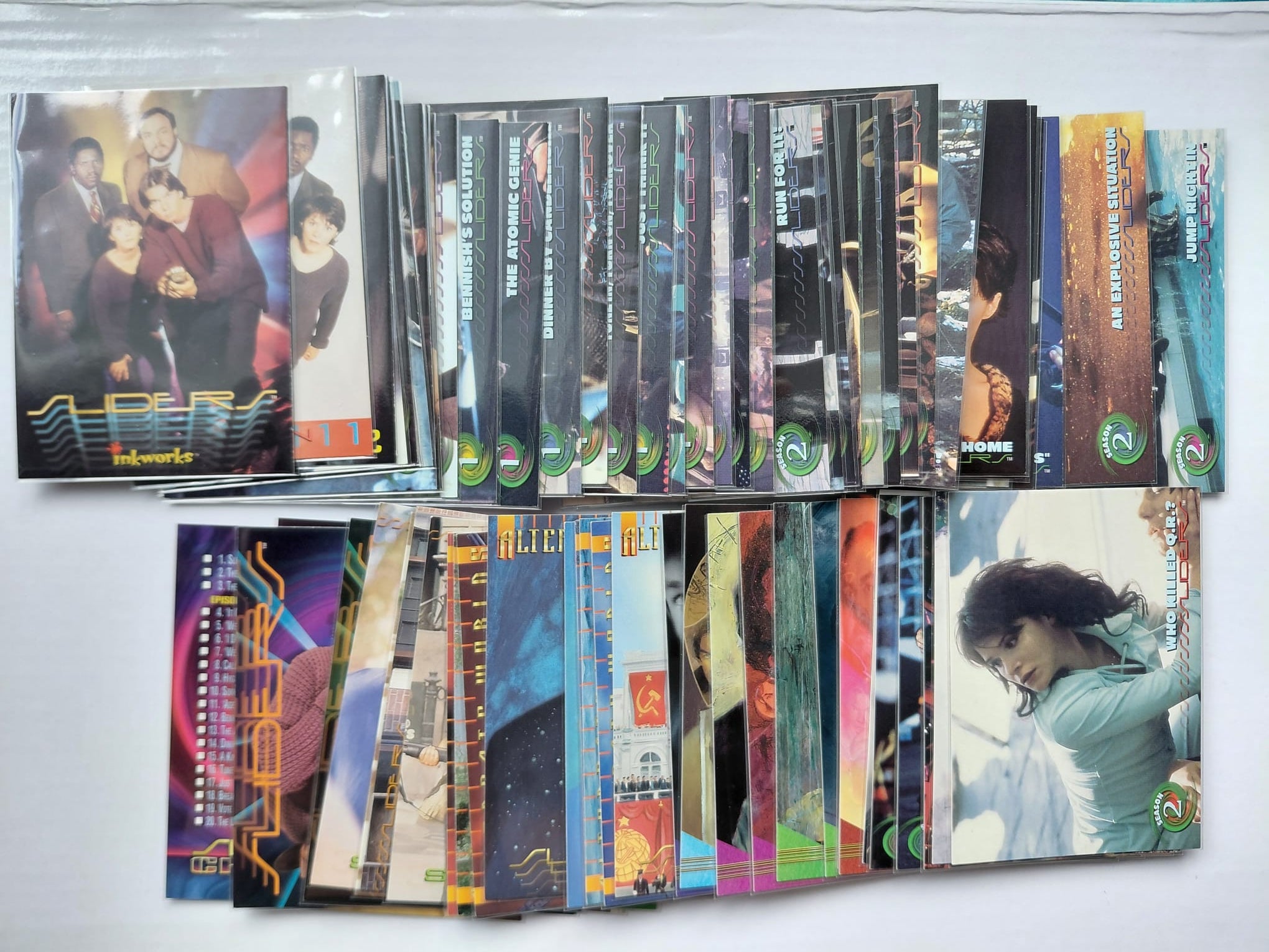 Inkworks Sliders Trading Card Base Set (1997) | Complete